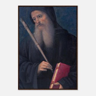 St. Benedict Portrait Framed Print - view 4