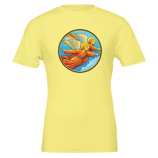 Two Flying Angels Medallion T-Shirt