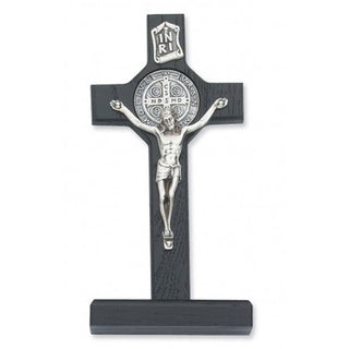  Black Standing Saint Benedict Crucifix