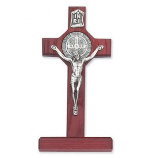  Cherry Standing Saint Benedict Crucifix