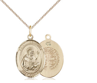 14kt Gold Saint Benedict Medal