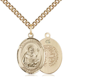 14kt Gold Saint Benedict Medal