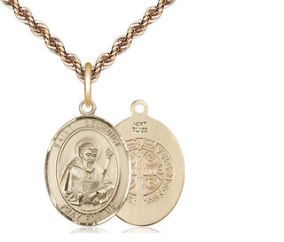 14kt Gold Saint Benedict Medal