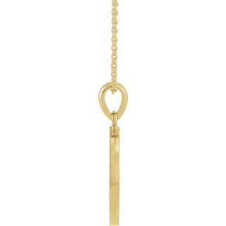 14K Yellow Orthodox IC XC NIKA Medallion 16-18" Necklace