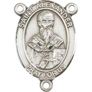 Sterling Silver Saint Alexander Constantinople Rosary Center