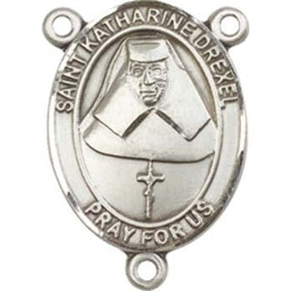 Sterling Silver Saint Katharine Drexel Rosary Center