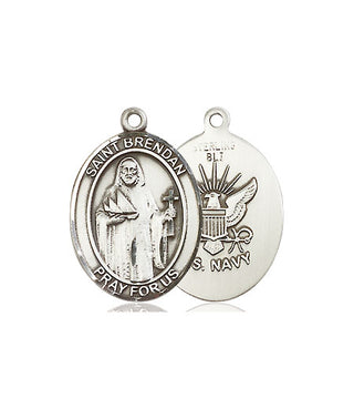 Pewter Saint Brendan Navy Medal