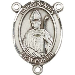Sterling Silver Saint Dennis Rosary Center