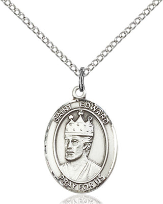 Sterling Silver Saint Edward the Confessor Pendant