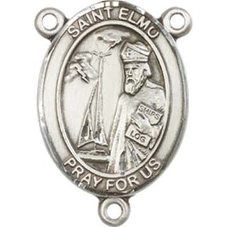Sterling Silver Saint Elmo Rosary Center