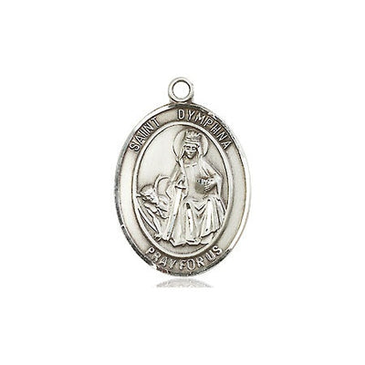Sterling Silver St. Dymphna Medal | Medium | Engravable
