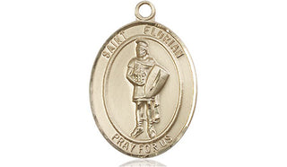 14kt Gold Filled Saint Florian Medal Engraved Catholic Saint Jewelry