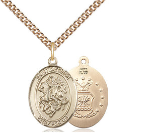 14kt Gold Saint George Air Force Medal