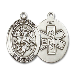 Pewter Saint George EMT Medal