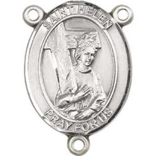 Sterling Silver Saint Helen Rosary Center