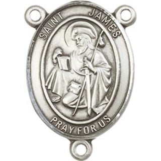 Sterling Silver Saint James the Greater Rosary Center