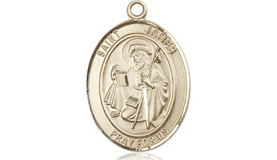 14kt Gold Filled St. James the Greater Medal | Medium | Engravable