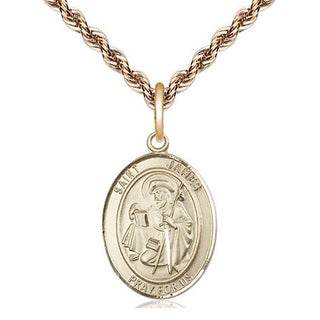 14kt Gold Filled Saint James the Greater Medal Religious Jewelry Engraved Catholic Saint Jewelry