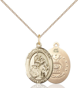 14kt Gold Saint Joan of Arc Air Force Medal