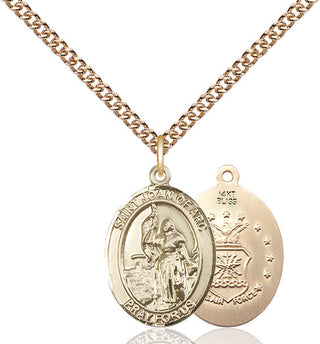 14kt Gold Saint Joan of Arc Air Force Medal