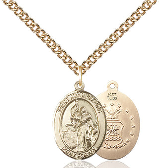 14kt Gold Saint Joan of Arc Air Force Medal
