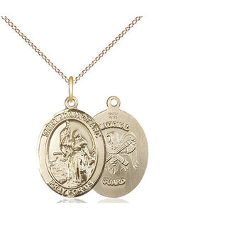 14kt Gold Saint Joan of Arc National Guard Medal