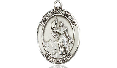 Sterling Silver St. Joan of Arc Medal | Medium | Engravable