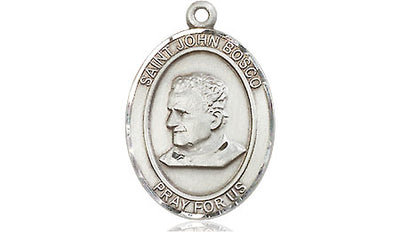 Sterling Silver St. John Bosco Medal | Medium | Engravable