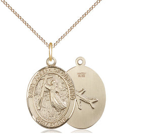 14kt Gold Filled Saint Joseph of Cupertino Medal Religious Jewelry