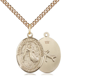 14kt Gold Filled Saint Joseph of Cupertino Medal Religious Jewelry