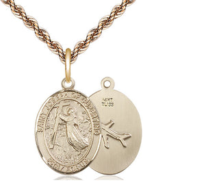 14kt Gold Saint Joseph of Cupertino Medal