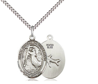 Pewter Saint Joseph of Cupertino Medal Religious Jewelry
