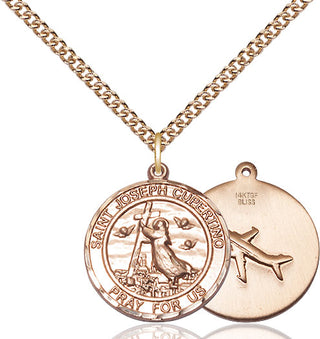 14kt Gold Filled Saint Joseph of Cupertino Medal Religious Jewelry