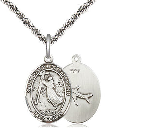 Sterling Silver Saint Joseph of Cupertino Medal Religious Jewelry