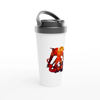 St. Michael the Archangel Red Travel Mug - view 2