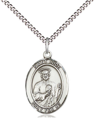 Pewter Saint Jude Medal Religious Jewelry Engraved Catholic Saint Jewelry