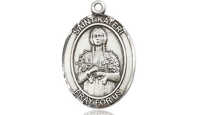 Sterling Silver St. Kateri Medal | Medium | Engravable