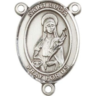 Sterling Silver Saint Lucia of Syracuse Rosary Center