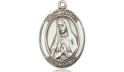 Sterling Silver St. Martha Medal | Medium | Engravable