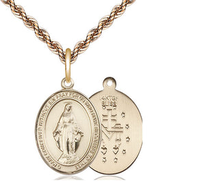 14kt Gold Filled Miraculous Medal Religious Jewelry