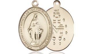 14kt Gold Miraculous Medal