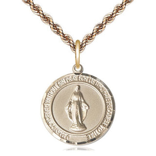 14kt Gold Filled Miraculous Medal Religious Jewelry