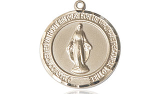 14kt Gold Miraculous Medal