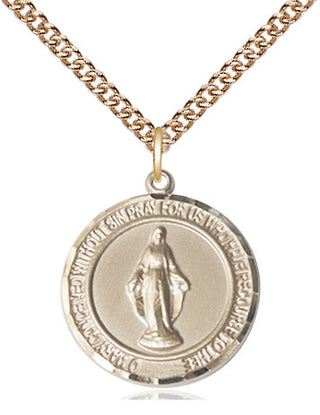 14kt Gold Miraculous Medal