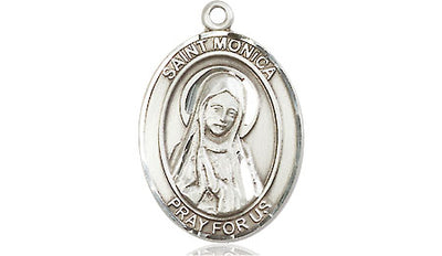 Sterling Silver St. Monica Medal | Medium | Engravable
