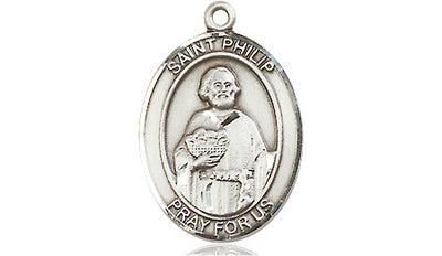 Sterling Silver St. Philip the Apostle Medal | Medium | Engravable