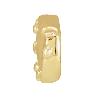 14K Yellow 23.84x7.25 mm Infinity Rosary Necklace Center