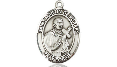 Sterling Silver St. Martin de Porres Medal | Medium | Engravable