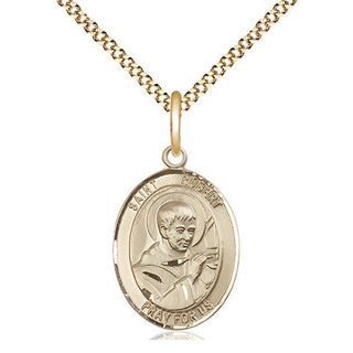 14kt Gold Filled Saint Robert Bellarmine Medal Religious Jewelry Engraved Catholic Saint Jewelry