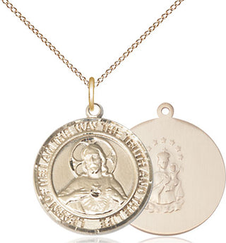 14kt Gold Scapular Medal
